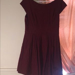 Burgundy short Dress